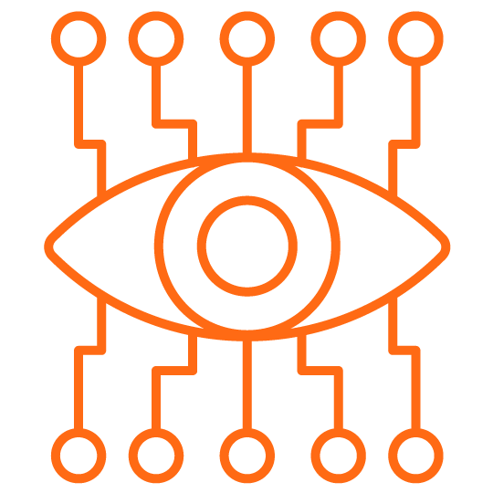 Eye icon representing enhanced threat visibility with business context