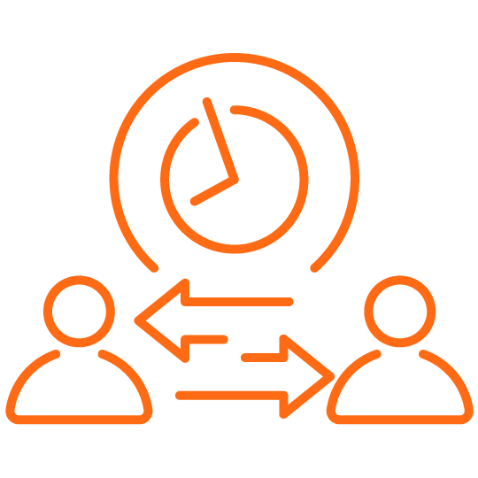 Collaboration icon representing cross-functional teamwork on vulnerability risk management