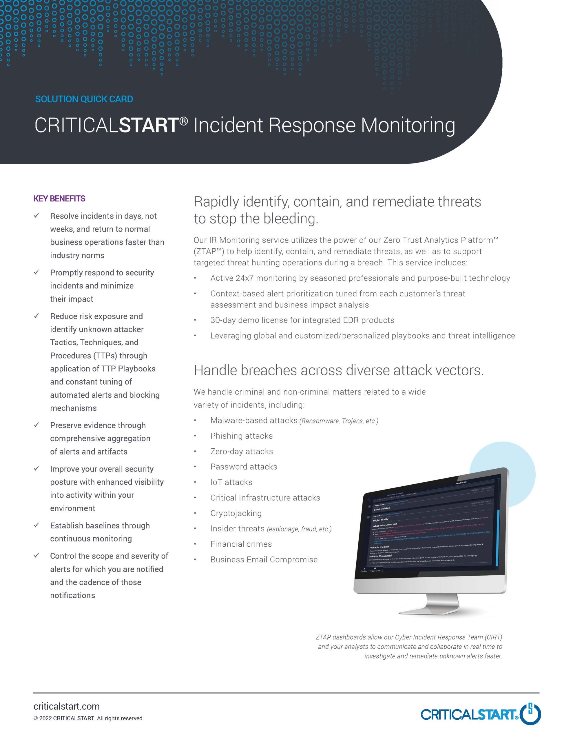 Monitor Response Image