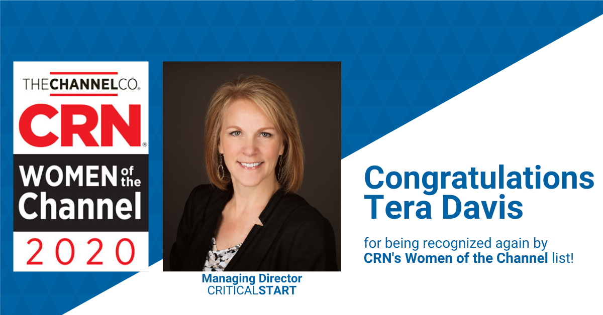 CRITICALSTART’s Tera Davis Honored as a Power 40 Solution Provider ...